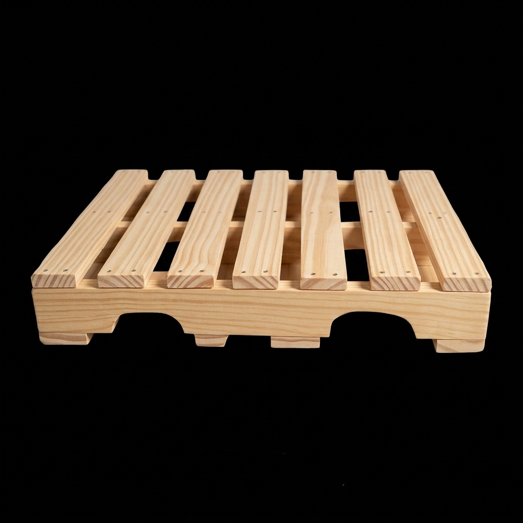 Tarima estándar de barrote con saque